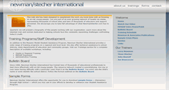 Desktop Screenshot of newmanstecher.net