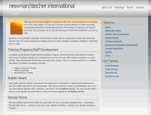 Tablet Screenshot of newmanstecher.net